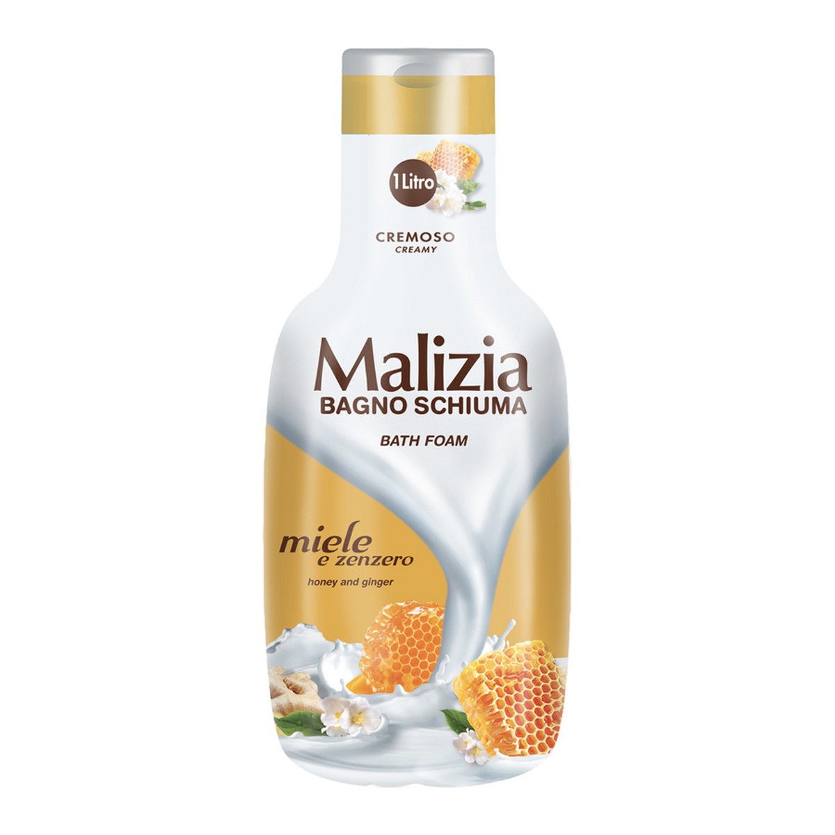 Malizia Bagno Schiuma Miele e Zenzero 1000ml
