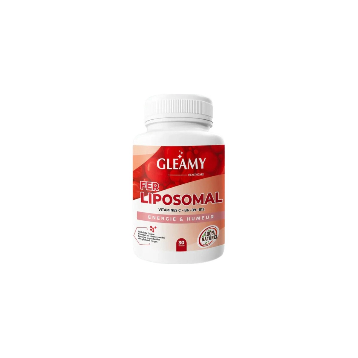 Gleamy Super Fer Liposomal 30 Gélules