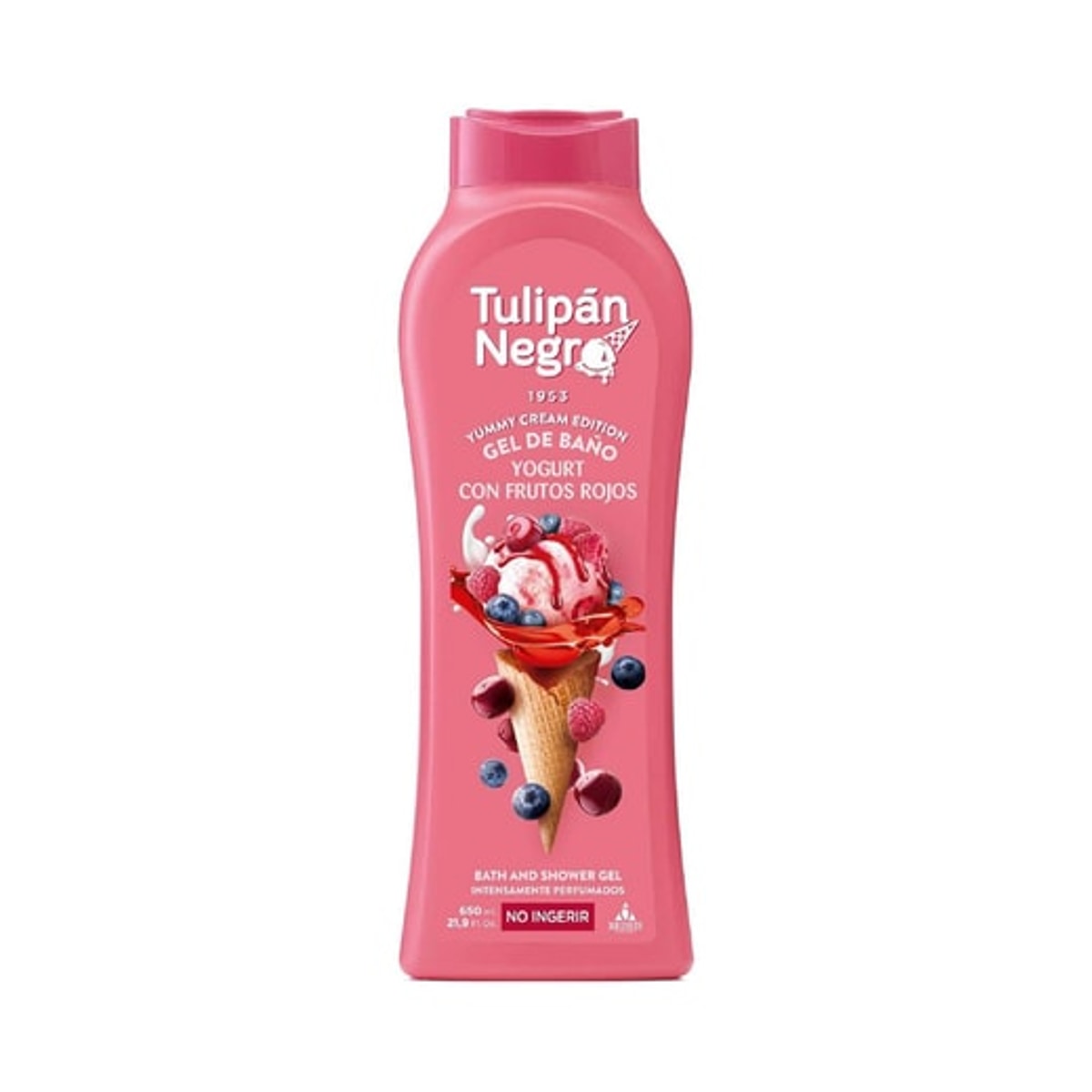 Yummy Cream Gel de Baño Yogurt con Frutos Rojos — 650 مل