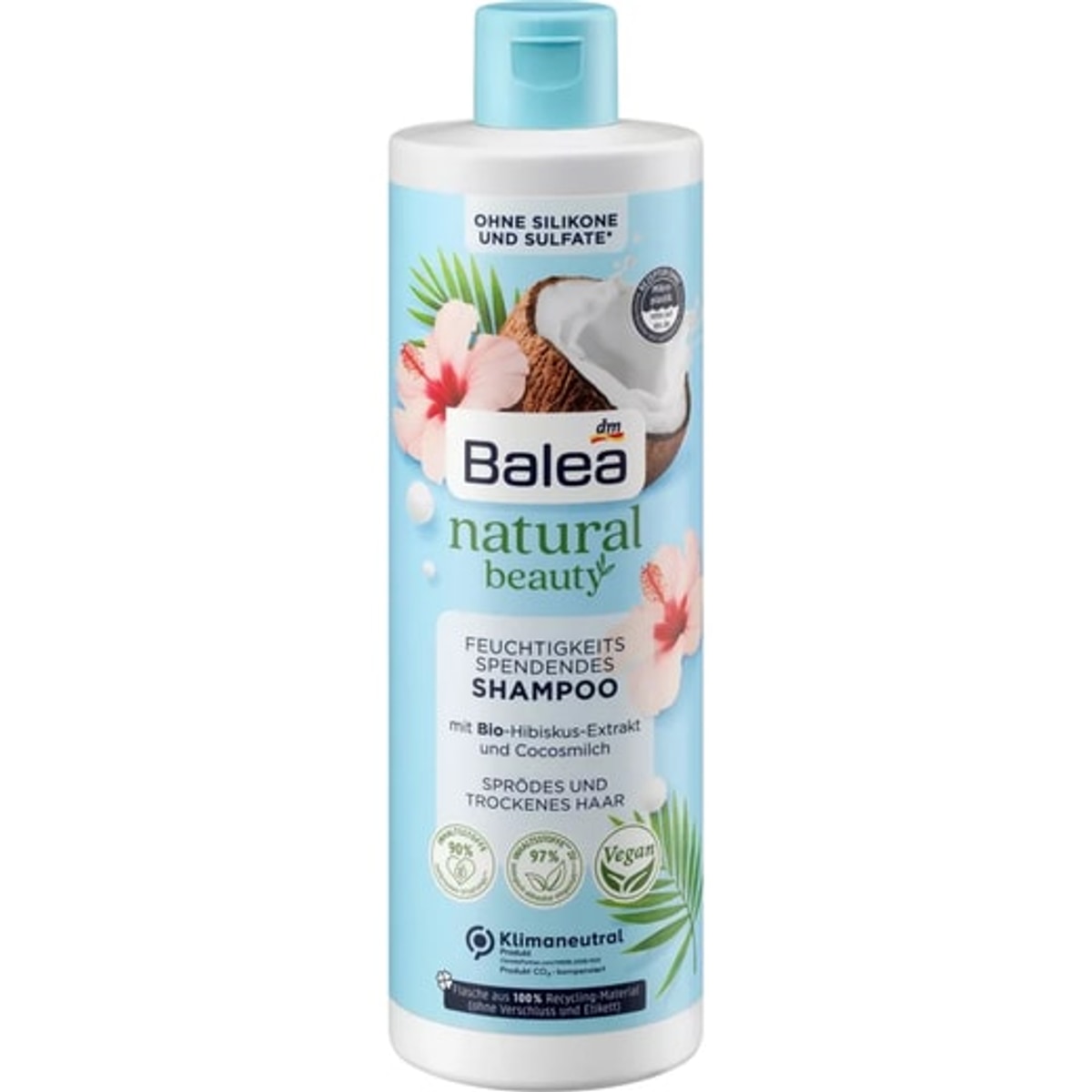Natural Beauty Feuchtigkeit Shampoo Bio-Hibiskus & Kokosmilch — 400 مل