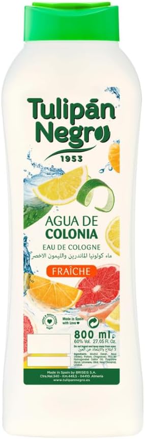 Tulipan Negro Eau de Cologne Fraiche — 800 ml